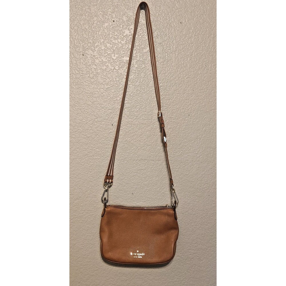 Kate Spade Rosie Small Crossbody Warm Gingerbread Pebbled Leather